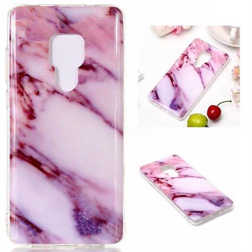 Purple Soft TPU Marble Pattern Case for Huawei Mate 20