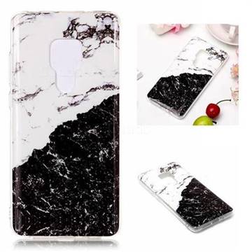 Black and White Soft TPU Marble Pattern Phone Case for Huawei Mate 20