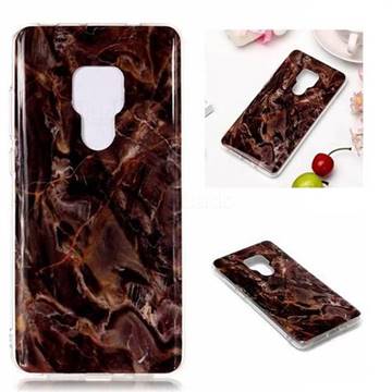 Brown Soft TPU Marble Pattern Phone Case for Huawei Mate 20