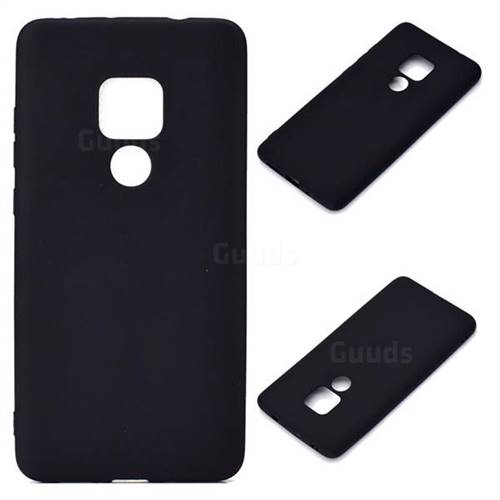 Candy Soft Silicone Protective Phone Case for Huawei Mate 20 - Black