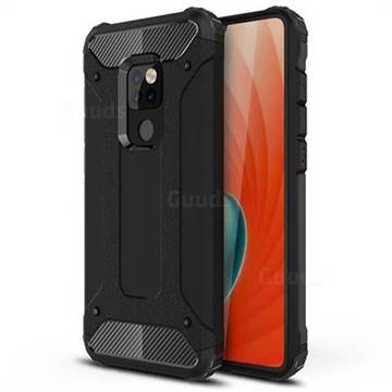 King Kong Armor Premium Shockproof Dual Layer Rugged Hard Cover for Huawei Mate 20 - Black Gold