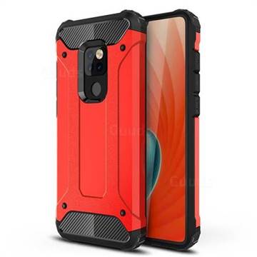 King Kong Armor Premium Shockproof Dual Layer Rugged Hard Cover for Huawei Mate 20 - Big Red