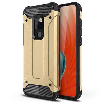 King Kong Armor Premium Shockproof Dual Layer Rugged Hard Cover for Huawei Mate 20 - Champagne Gold