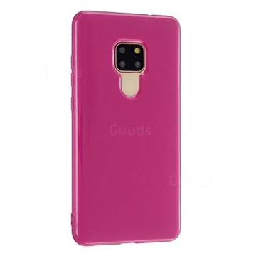 2mm Candy Soft Silicone Phone Case Cover for Huawei Mate 20 - Rose