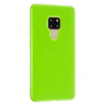 2mm Candy Soft Silicone Phone Case Cover for Huawei Mate 20 - Bright Green