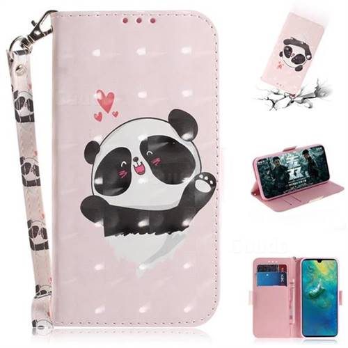Heart Cat 3D Painted Leather Wallet Phone Case for Huawei Mate 20