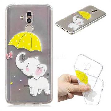 Umbrella Elephant Super Clear Soft TPU Back Cover for Huawei Mate 20 Lite