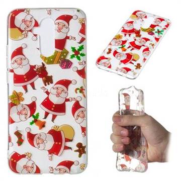 Santa Claus Super Clear Soft TPU Back Cover for Huawei Mate 20 Lite