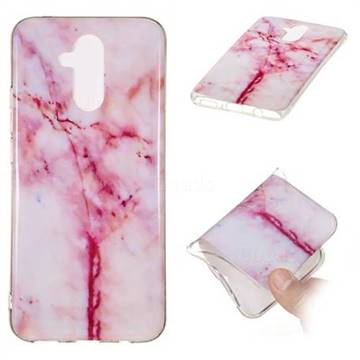 Red Grain Soft TPU Marble Pattern Phone Case for Huawei Mate 20 Lite