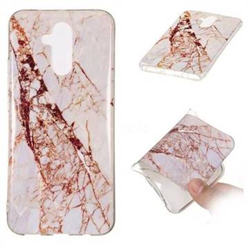 White Crushed Soft TPU Marble Pattern Phone Case for Huawei Mate 20 Lite