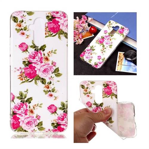 Peony Noctilucent Soft TPU Back Cover for Huawei Mate 20 Lite