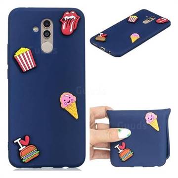 I Love Hamburger Soft 3D Silicone Case for Huawei Mate 20 Lite