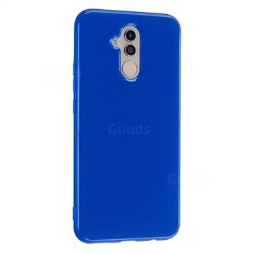2mm Candy Soft Silicone Phone Case Cover for Huawei Mate 20 Lite - Navy Blue