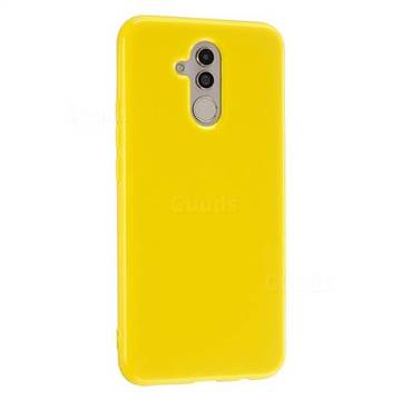 2mm Candy Soft Silicone Phone Case Cover for Huawei Mate 20 Lite - Yellow