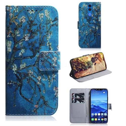 Apricot Tree PU Leather Wallet Case for Huawei Mate 20 Lite