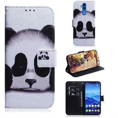 Sleeping Panda PU Leather Wallet Case for Huawei Mate 20 Lite