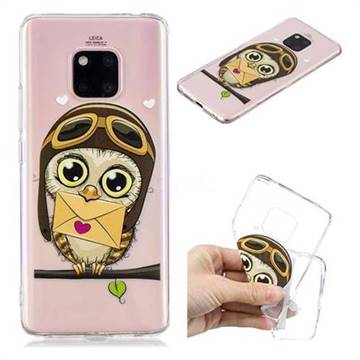 Envelope Owl Super Clear Soft TPU Back Cover for Huawei Mate 20 Pro