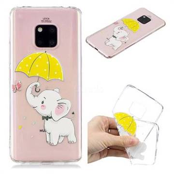 Umbrella Elephant Super Clear Soft TPU Back Cover for Huawei Mate 20 Pro