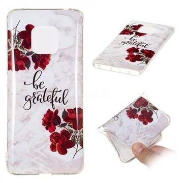 Rose Soft TPU Marble Pattern Phone Case for Huawei Mate 20 Pro