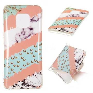 Diagonal Grass Soft TPU Marble Pattern Phone Case for Huawei Mate 20 Pro