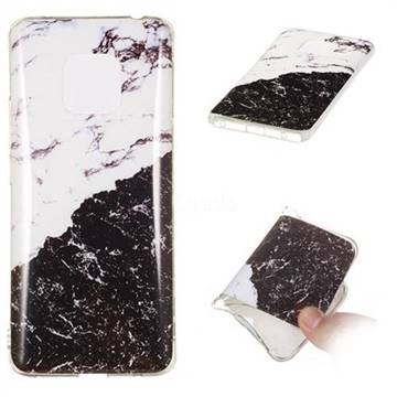 Black and White Soft TPU Marble Pattern Phone Case for Huawei Mate 20 Pro