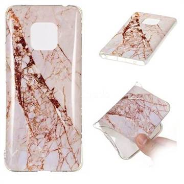 White Crushed Soft TPU Marble Pattern Phone Case for Huawei Mate 20 Pro