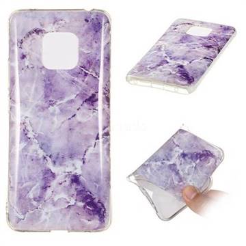 Light Gray Soft TPU Marble Pattern Phone Case for Huawei Mate 20 Pro