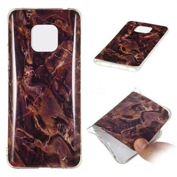 Brown Soft TPU Marble Pattern Phone Case for Huawei Mate 20 Pro