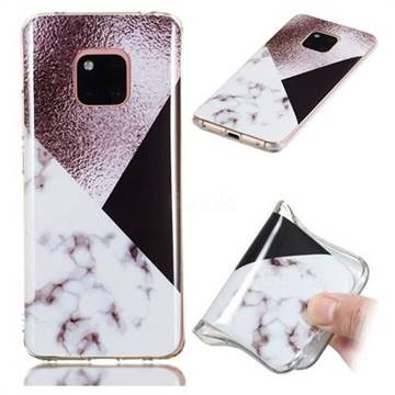 Black white Grey Soft TPU Marble Pattern Phone Case for Huawei Mate 20 Pro