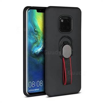 Raytheon Multi-function Ribbon Stand Back Cover for Huawei Mate 20 Pro - Black