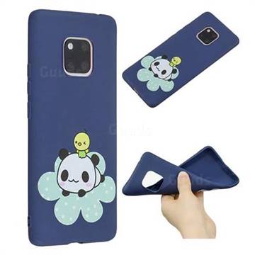 Panda and Chick Anti-fall Frosted Relief Soft TPU Back Cover for Huawei Mate 20 Pro