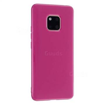 2mm Candy Soft Silicone Phone Case Cover for Huawei Mate 20 Pro - Rose