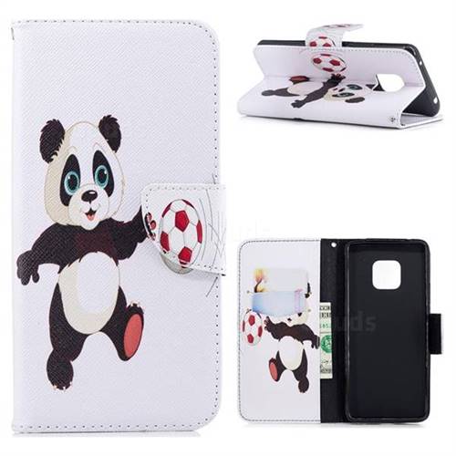 Football Panda Leather Wallet Case for Huawei Mate 20 Pro