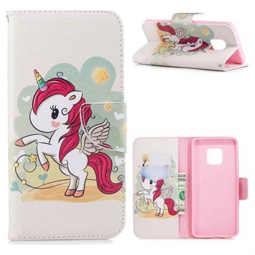 Cloud Star Unicorn Leather Wallet Case for Huawei Mate 20 Pro