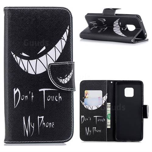 Crooked Grin Leather Wallet Case for Huawei Mate 20 Pro