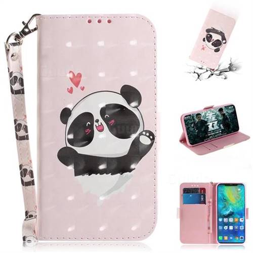 Heart Cat 3D Painted Leather Wallet Phone Case for Huawei Mate 20 Pro