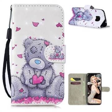 Love Panda 3D Painted Leather Wallet Phone Case for Huawei Mate 20 Pro