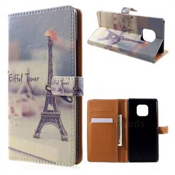 Eiffel Tower Leather Wallet Case for Huawei Mate 20 Pro