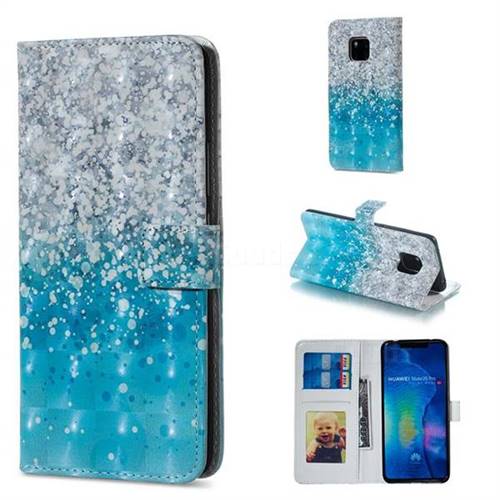 Sea Sand 3D Painted Leather Phone Wallet Case for Huawei Mate 20 Pro