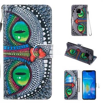 Cute Owl Smooth Leather Phone Wallet Case for Huawei Mate 20 Pro