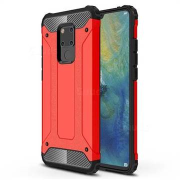 King Kong Armor Premium Shockproof Dual Layer Rugged Hard Cover for Huawei Mate 20 X - Big Red
