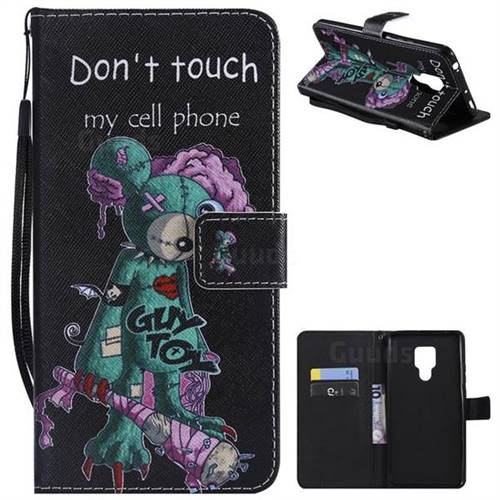 One Eye Mice PU Leather Wallet Case for Huawei Mate 20 X
