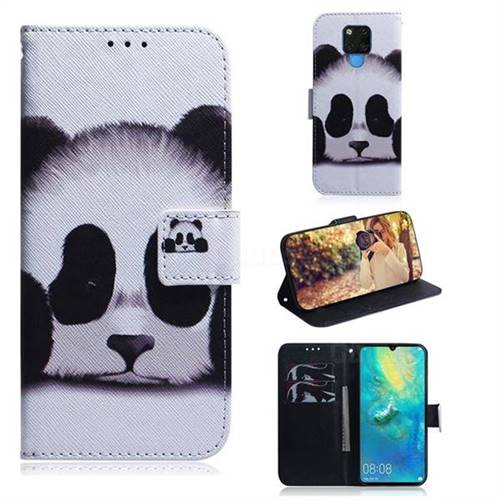 Sleeping Panda PU Leather Wallet Case for Huawei Mate 20 X