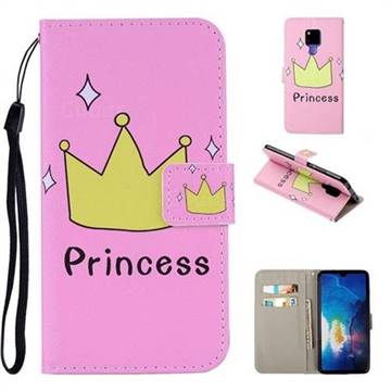 Princess PU Leather Wallet Phone Case Cover for Huawei Mate 20 X