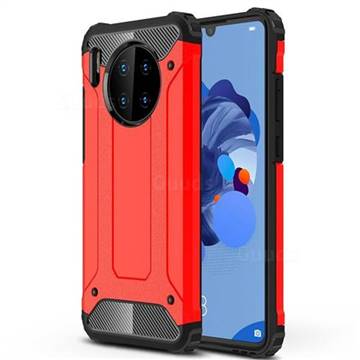 King Kong Armor Premium Shockproof Dual Layer Rugged Hard Cover for Huawei Mate 30 - Big Red