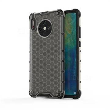 Honeycomb TPU + PC Hybrid Armor Shockproof Case Cover for Huawei Mate 30 - Gray