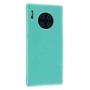 2mm Candy Soft Silicone Phone Case Cover for Huawei Mate 30 - Light Blue