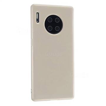 2mm Candy Soft Silicone Phone Case Cover for Huawei Mate 30 - Khaki