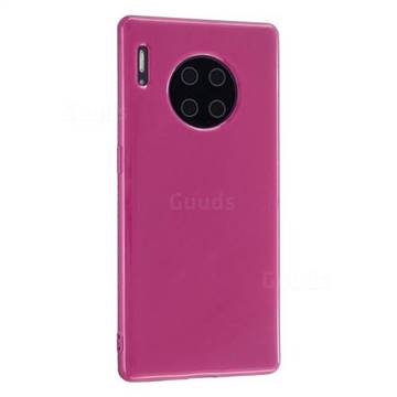 2mm Candy Soft Silicone Phone Case Cover for Huawei Mate 30 - Rose