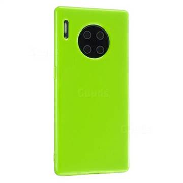 2mm Candy Soft Silicone Phone Case Cover for Huawei Mate 30 - Bright Green